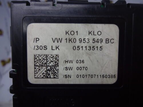 Directivo módulo de rueda  VW Touran Golf Seat Audi 1K0953549BC 1KO953549BC