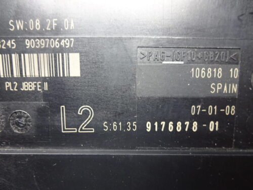 61359176878-01 61.35.9176878-01 532398245 9039706497 Controlador Confort Bmw E81 120i 61359176878-01 61.35.9176878-01 532398245 9039706497