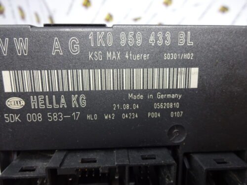 Controlador Confort  VW Caddy Jetta Eos Golf V 5 1K0959433BL 5DK008583-17