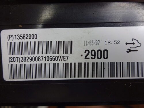 Unidad de control  OPEL Insignia  13582900 2900