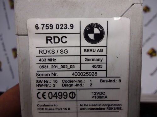 Unidad de control  BMW X5  67590239 6 759 023.9