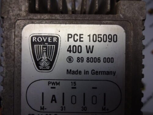 Controlador del ventilador eléctrico Rover PCE105090 PCE 105090 898006000 400W