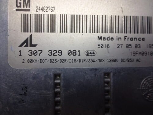 Controlador de Xenon OPEL 1307329081 24462767