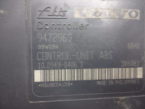 ABS VOLVO S80 9472968 9472968A 9472969 1009490406310020400624