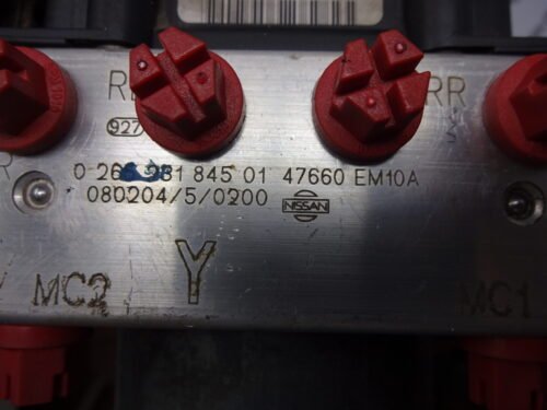 ABS Nissan TIIDA  47660EM10A 47660 EM10A 0265231845 026523184501 0265800580