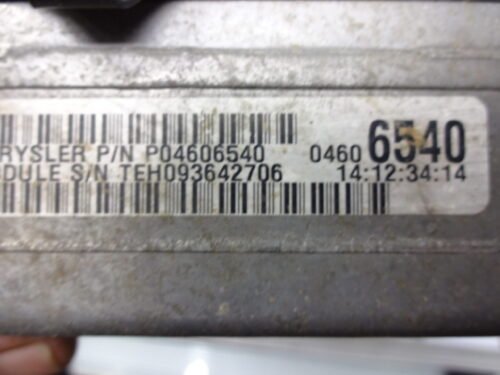 Centralita del motor CHRYSLER STRATUS P04606540 04606540