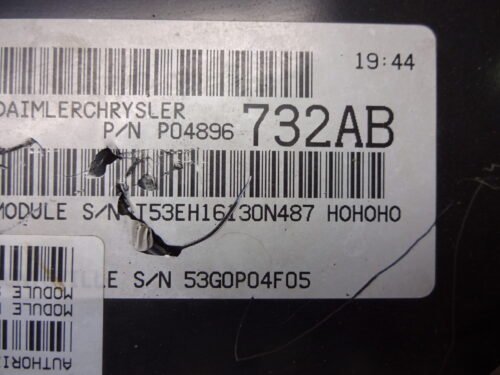 Centralita del motor Chrysler 300M 04896502AB P04896502AB  P04896732AB