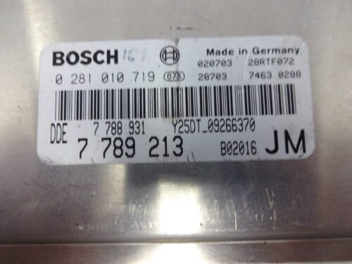 0281010719 7789213 7788931 Centralita del motor Opel Omega B 0281010719 7789213 7788931