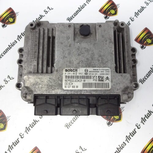 Centralita del motor Citroen Peugeot FÍAT 0281012982 9663786880 9653958980