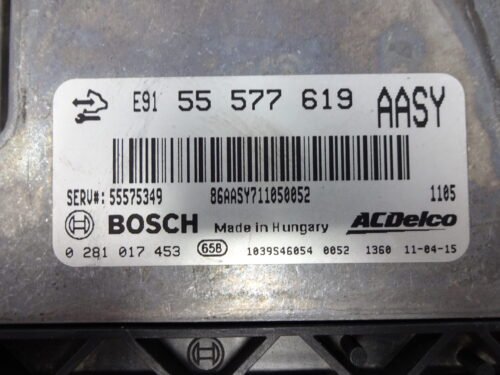 0281017453 55577619 55575349 Centralita del motor Opel Insignia 0281017453 55577619 55575349