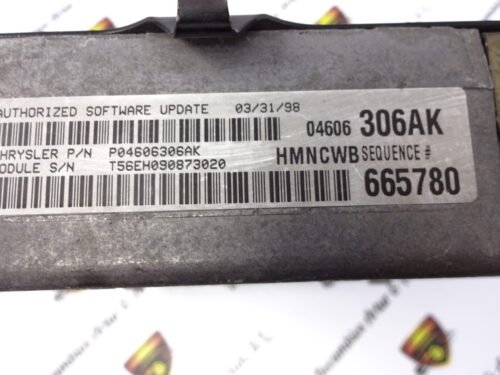 Centralita del motor Chrysler Stratus 04606306AK P04606306AK 665780