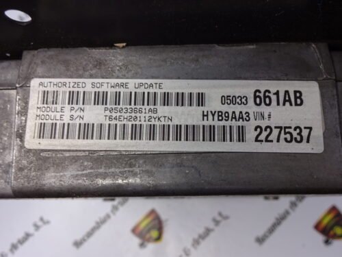 Centralita del motor Chrysler PT Cruiser 05033661AB  P05033661AB HYB9AA3