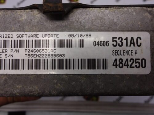 Centralita del motor Chrysler P04606531AC 04606531AC