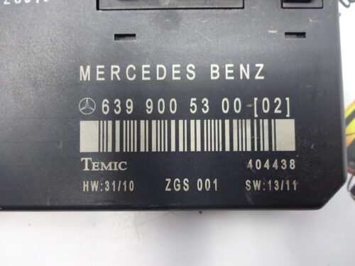 Controlador Confort Mercedes-Benz VITO W639 6399005300 ZGS001  A6395450801
