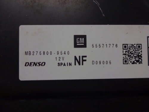Centralita del motor OPEL ASTRA MERIVA 55571776 MB2758009540 MB275800-9540