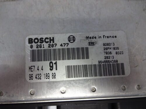 Centralita del motor Peugeot 206 BOSCH 0261207477 9643218980