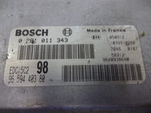 Centralita del motor Peugeot Citroen Bosch 9659440380 0281011343