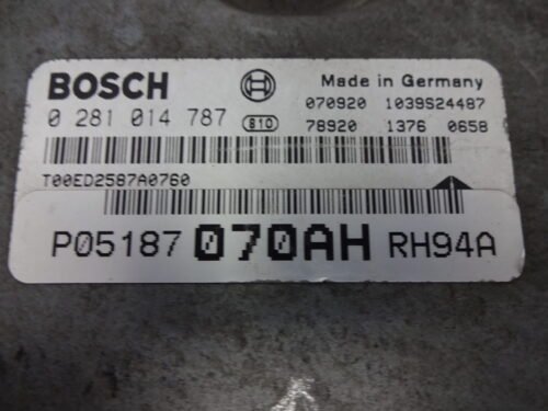 Centralita del motor CHRYSLER 0281014787 P05187070AH RH94A