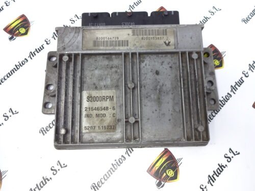 Centralita del motor  RENAULT  8200164728 8200153837 21646548-6