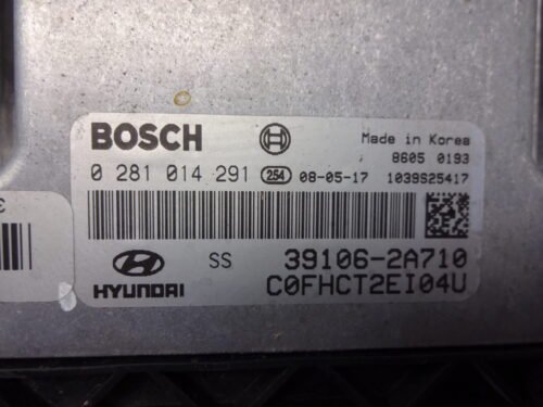 Centralita del motor  Hyundai i30 0281014291 391062A710 39106-2A710