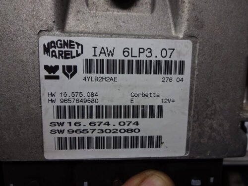 Centralita del motor  Peugeot 9657649580  9657302080 IAW6LP307 IAW 6LP3.07