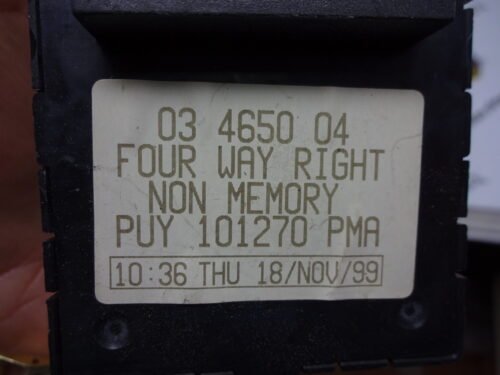 Ajuste de los asientos Rover 75  PUY101270PMA PUY 101270 PMA 03465004