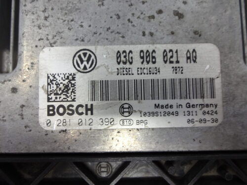 03G906021AQ 03G 906 021 AQ 0281012390 Centralita del motor VW Caddy 03G906021AQ 03G 906 021 AQ 0281012390