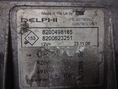 Centralita del motor  Renault R0410B027E 8200498185 8200623251