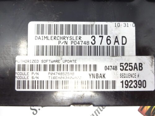 Centralita del motor  Chrysler Voyager 04748525AB  P04748525AB  P04748376AD