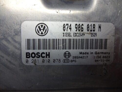Centralita del motor  VW T4 0281010078 074906018N  074 906 018 N