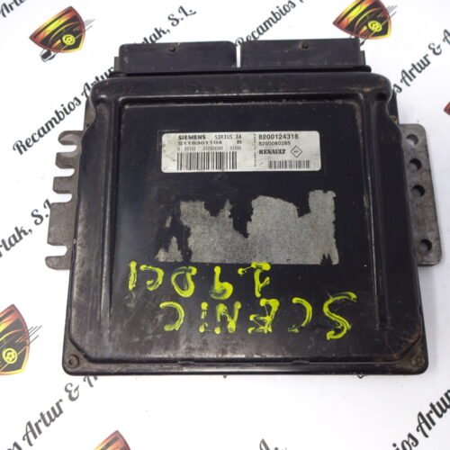 Centralita del motor Renault Scenic S118301104B 8200124318 8200080285