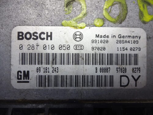 Centralita del motor OPEL Astra 0281010050 09181243 09181243DY