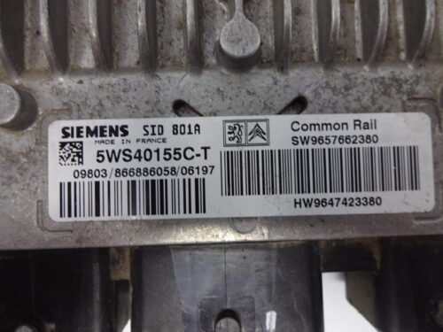 Centralita del motor Citroen Peugeot  5WS40155CT 5WS40155C-T 9647423380 9657662380