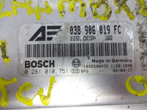 0281010751 038906019FC Centralita del motor Ford SEAT SHARAN 0281010751 038906019FC