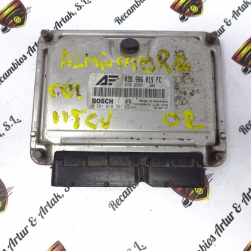 Centralita del motor Ford SEAT SHARAN 0281010751 038906019FC