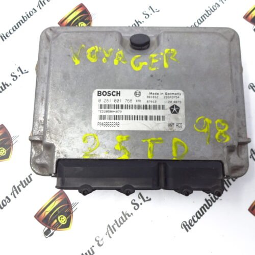 0281001768 P04686662AB Centralita del motor Chrysler Grand Voyager 0281001768 P04686662AB