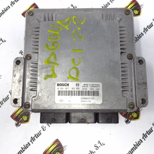 Centralita del motor Renault Laguna  0281011103 8200085386