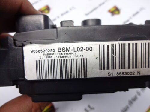 BSM Caja de fusibles Citroën  Peugeot S118983002N 9658539280  BSM-L02-00