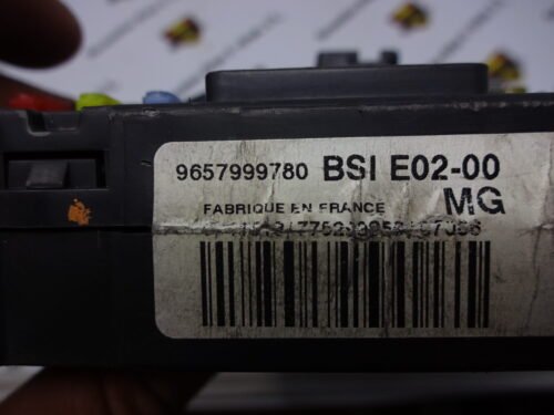 Caja de fusibles Citroën  Peugeot BSI E02-00 S118085220F 9657999780