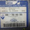 Centralita del motor Renault HOM 7700868300 7700111207 R04080010E HOM7700868300
