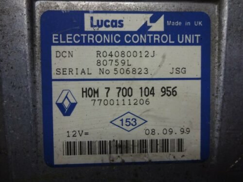 Centralita del motor Renault HOM7700104956 7700111206 R04080009J 7700104956
