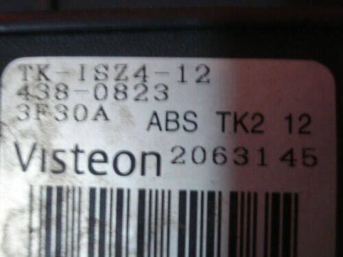 ABS ISUZU 897327075 TK-ISZ4-12 438-0823 3F30A ABS TK2 12 VISTEON 2063145
