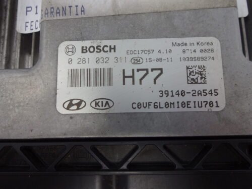 Centralita del motor  Hyundai I40 0281032311 391402A545 39140-2A545