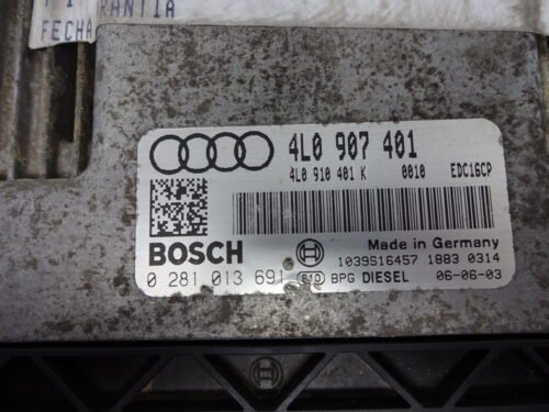Centralita del motor  AUDI Q7 0281013691 4L0907401 4L0910401K