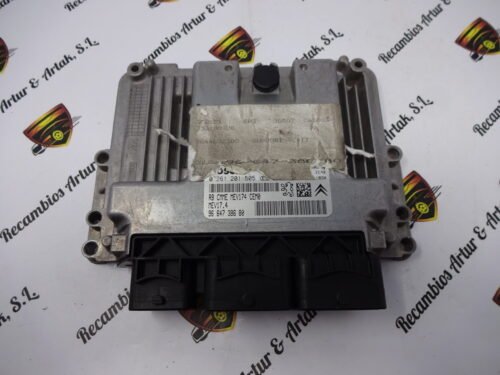 Centralita del motor Peugeot CITROEN MEV17.4 0261201505 9664738680