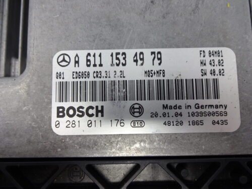 0281011176 0 281 011 176 A6111594979 A 611 159 49 79 Centralita del motor MERCEDES 0281011176 0 281 011 176 A6111594979 A 611 159 49 79