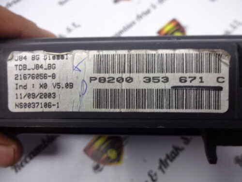 Cuadro de instrumentos  Renault Scenic 2 P8200353671C P8200 353 671 C