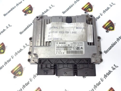 Centralita del motor  Peugeot CITROEN 0281015847 9674245180 EDC17C10