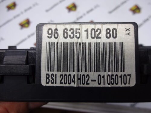 Caja de fusibles Peugeot Citroen 9663510280 BSI 2004 H02-01