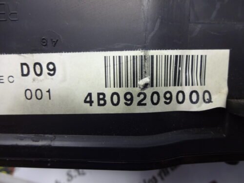 Cuadro de instrumentos   AUDI A6 4B0920900Q 4B0920900QX